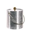 Marie Dumas Silver Nice Bucket with Gold Handle