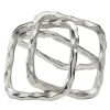 Marie Dumas Silver Trio Square Sculpture
