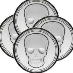 Marie Dumas Skull Coasters S/4