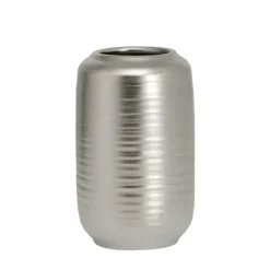 Marie Dumas Small Adina Matte Silver Vase