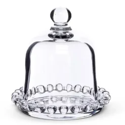 Marie Dumas Small Beaded Plate with Dome