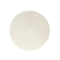 Marie Dumas Small Circular White Wall Art Piece