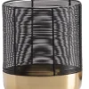 Marie Dumas Small Gold Cylinder Hurricane