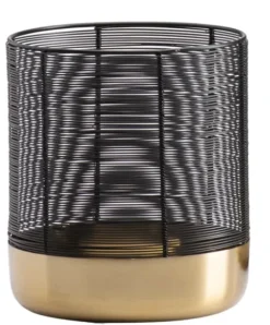 Marie Dumas Small Gold Cylinder Hurricane