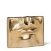 Marie Dumas Small Gold Lips Vase