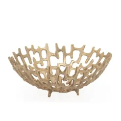 Marie Dumas Small Gold Structure Decorative Bowl