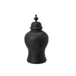 Marie Dumas Small Matte Black Jar