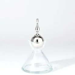 Marie Dumas Small Nickel Finial Decanter