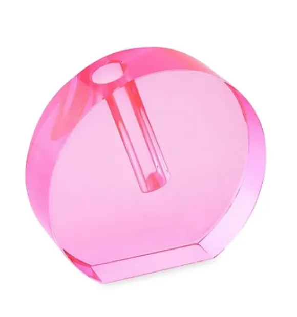 Marie Dumas Small Pink Crystal Bud Vase