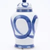Marie Dumas Small White & Blue Free Movement Jar