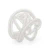 Marie Dumas Small White Glass Knot Ball