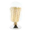 Marie Dumas Small White Ribbed Match Dome