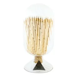 Marie Dumas Small White Ribbed Match Dome