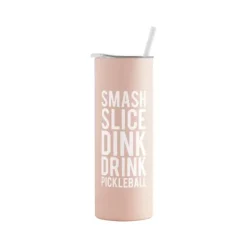 Marie Dumas Smash Slice Pickleball Skinny Tumbler