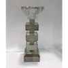 Marie Dumas Smoke Crystal Candle Holder