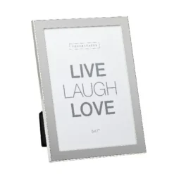 Marie Dumas Smooth Silver 5x7 Picture Frame