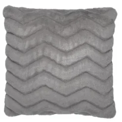 Marie Dumas Soft Mink Pillow - Grey