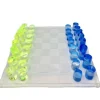 Marie Dumas Something Neon Chess Set - Neon & Blue