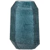 Marie Dumas Soto Large Etched Blue Vase