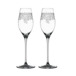 Marie Dumas Spiegelau Arabesque Flute Set of 2