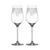 Marie Dumas Spiegelau Arabesque White Wine Glass Set of 2
