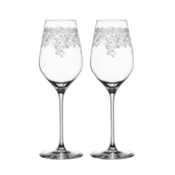 Marie Dumas Spiegelau Arabesque White Wine Glass Set of 2