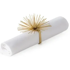 Marie Dumas Spike Napkin Ring - Gold