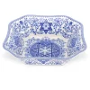Marie Dumas Spode Blue Italian Square Salad Bowl