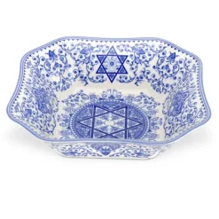 Marie Dumas Spode Blue Italian Square Salad Bowl