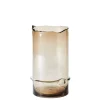 Marie Dumas Tan Glass Hurricane - Small