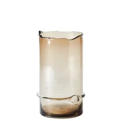 Marie Dumas Tan Glass Hurricane - Small