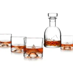 Marie Dumas The Peaks Whiskey Decanter Set