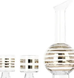 Marie Dumas Tom Dixon Twenty Tank Carafe and Glasses Set