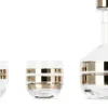 Marie Dumas Tom Dixon Twenty Tank Whiskey Decanter Set
