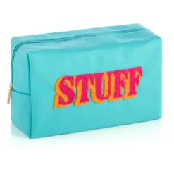 Marie Dumas Turquoise Stuff Cosmetic Pouch