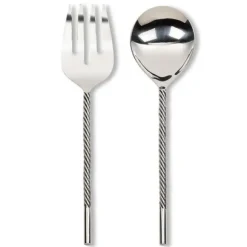 Marie Dumas Twist Handle Salad Servers