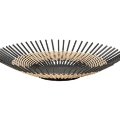 Marie Dumas Two Tone Wicker Platter