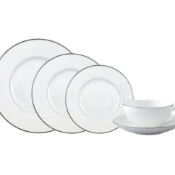 Marie Dumas Villeroy & Boch Anmut Platinum 5 Piece Place Setting