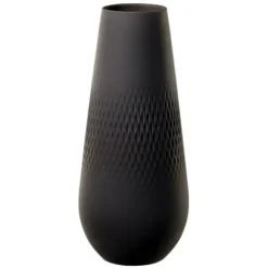 Marie Dumas Villeroy & Boch Black Carré Collier Vase - Tall