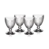 Marie Dumas Villeroy & Boch Boston Set of 4 Clear Goblets