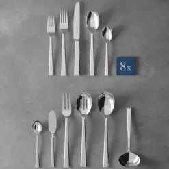 Marie Dumas Villeroy & Boch Victor 46 Piece Flatware Set