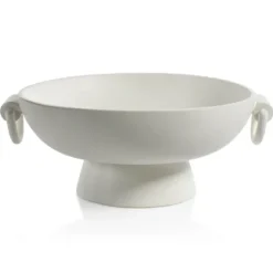 Marie Dumas Vina Matte White Bowl