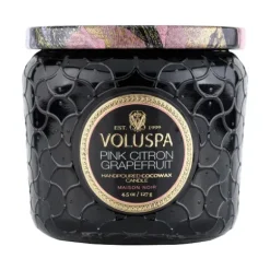 Marie Dumas Voluspa Pink Citron Petite Jar Candle
