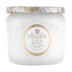 Marie Dumas Voluspa Suede Blanc Petit Jar Candle