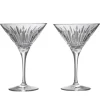 Marie Dumas Waterford Lismore Martini Set