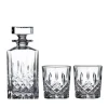Marie Dumas Waterford Markham Decanter and DOF Set of Three