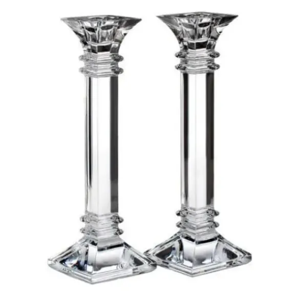 Marie Dumas Waterford Treviso 10" Candlestick, Pair