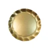 Marie Dumas Wavy Gold Charger Plates