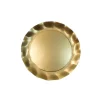Marie Dumas Wavy Gold Salad Plates