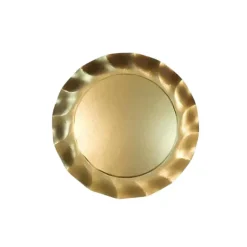 Marie Dumas Wavy Gold Salad Plates
